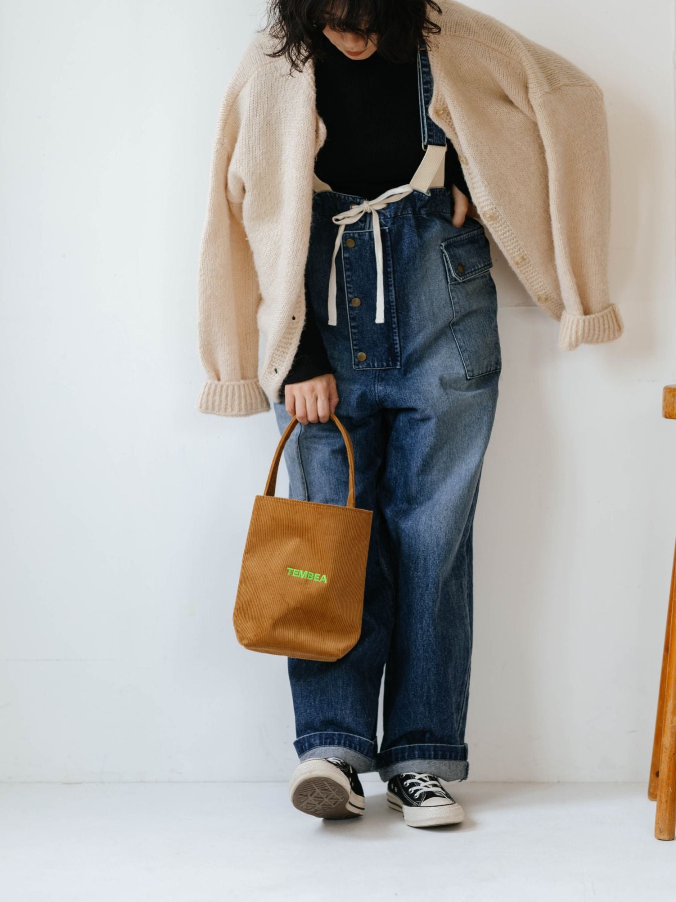 TEMBEA BAGUETTE TOTE MINI／CORDUROY