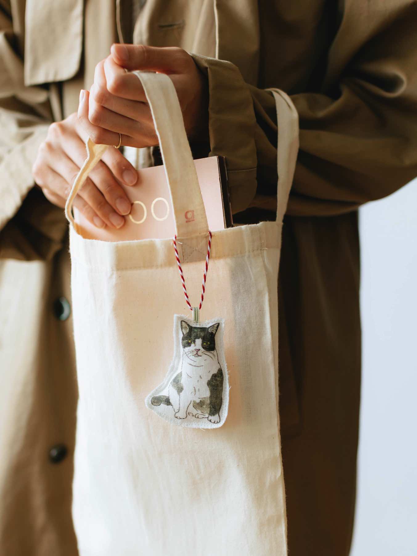 isabelle boinot × fog linen work 猫のオーナメント（3個セット）