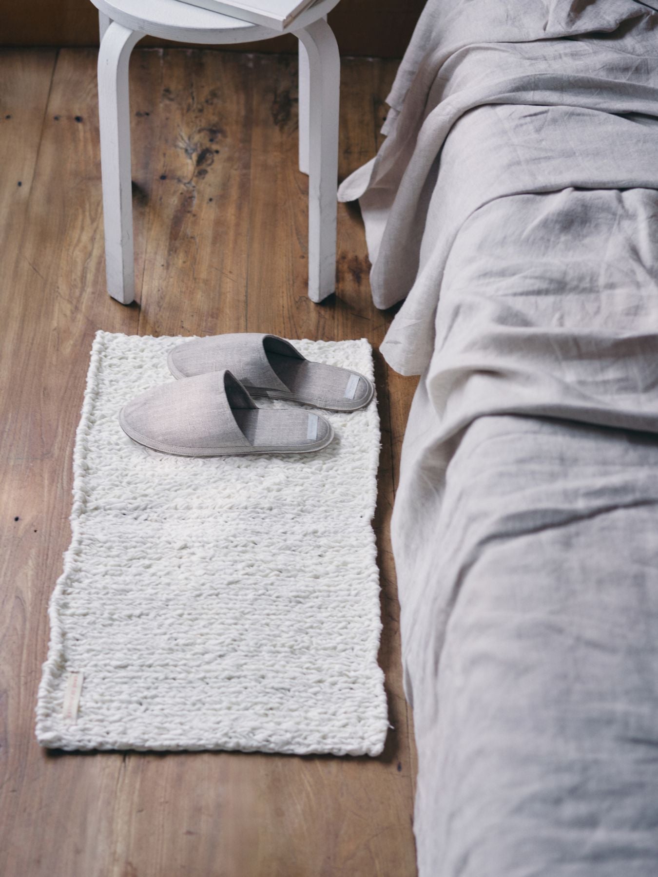 fog linen work × Orné de Feuilles 別注ニットフロアマット｜マット