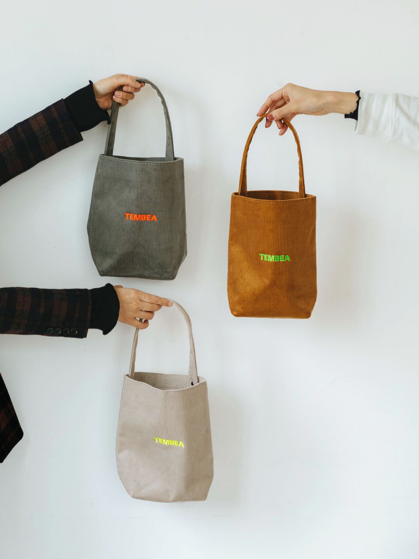 TEMBEA BAGUETTE TOTE MINI／CORDUROY