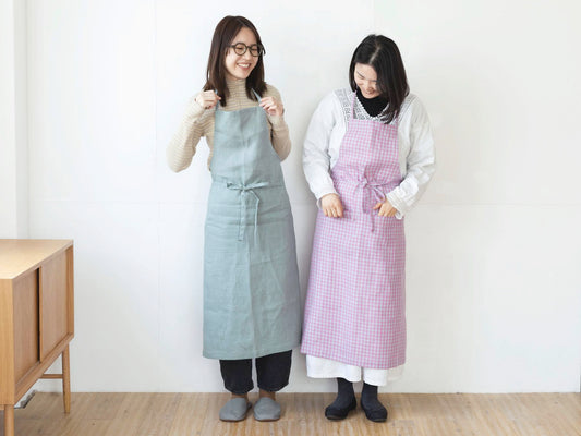 fog linen work リネンフルエプロン