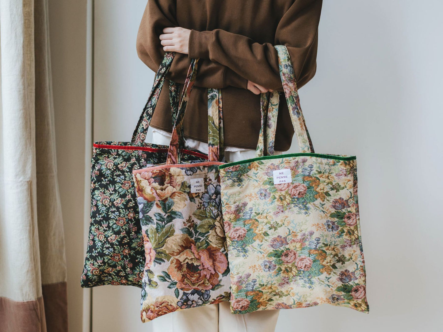 ne pense pas ゴブランバッグ