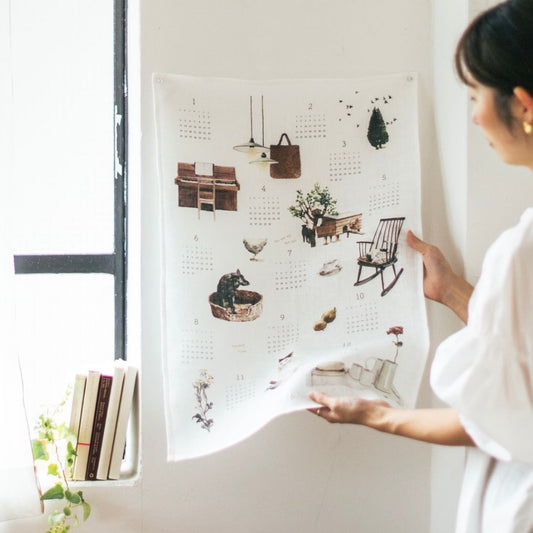 MISATO OGIHARA × fog linen work  2026 リネンカレンダ－