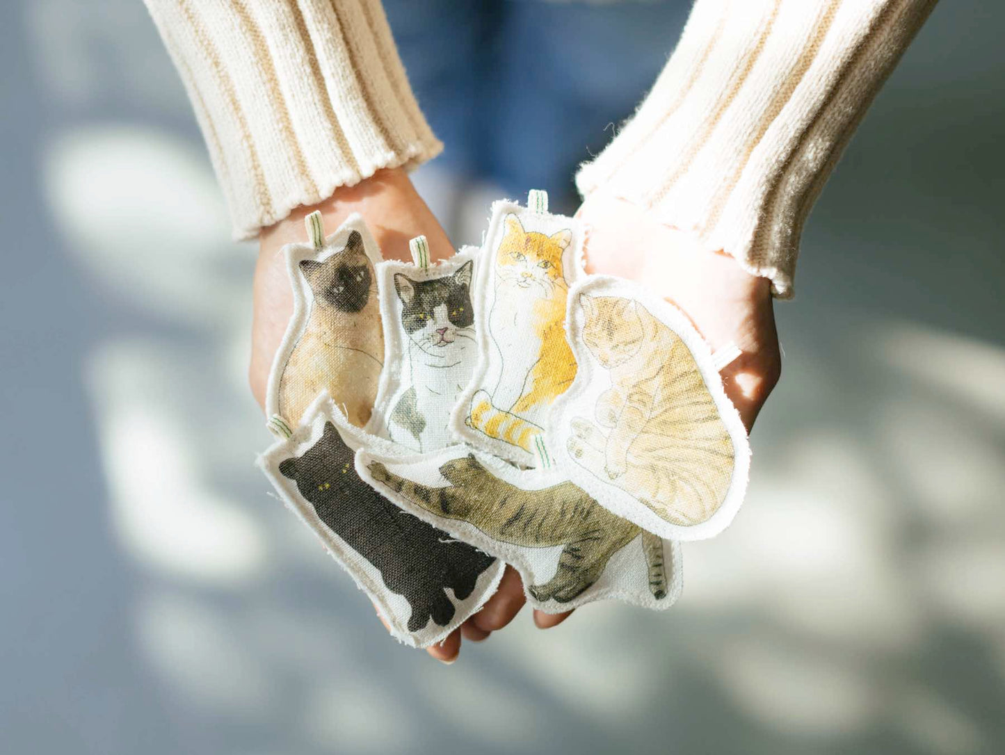 isabelle boinot × fog linen work 猫のオーナメント（3個セット）