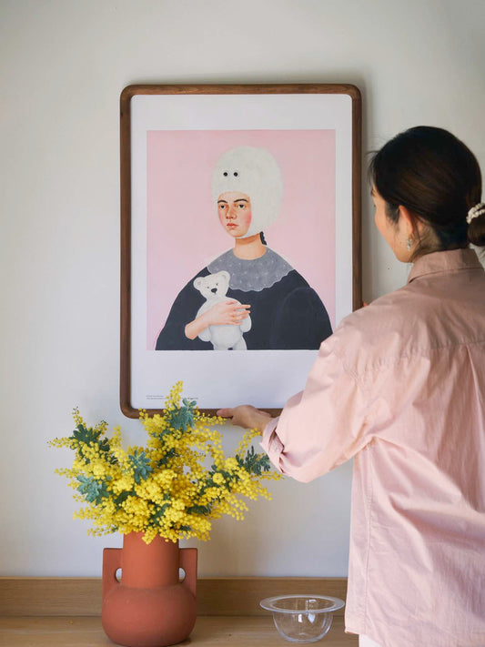 坂巻弓華 オリジナルポスター／変なお姉さま。「私は雪の妖精の生まれ変わりよ」なんて言い出して。（50cm×70cm）