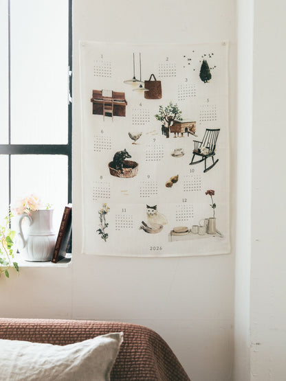 MISATO OGIHARA × fog linen work  2026 リネンカレンダ－