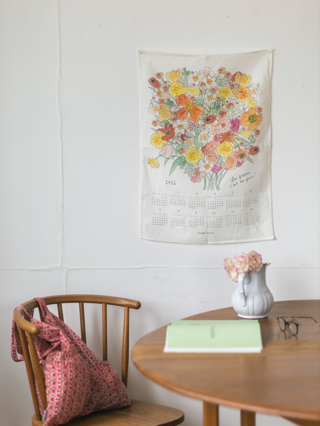 isabelle boinot × fog linen work 2026 リネンカレンダ－