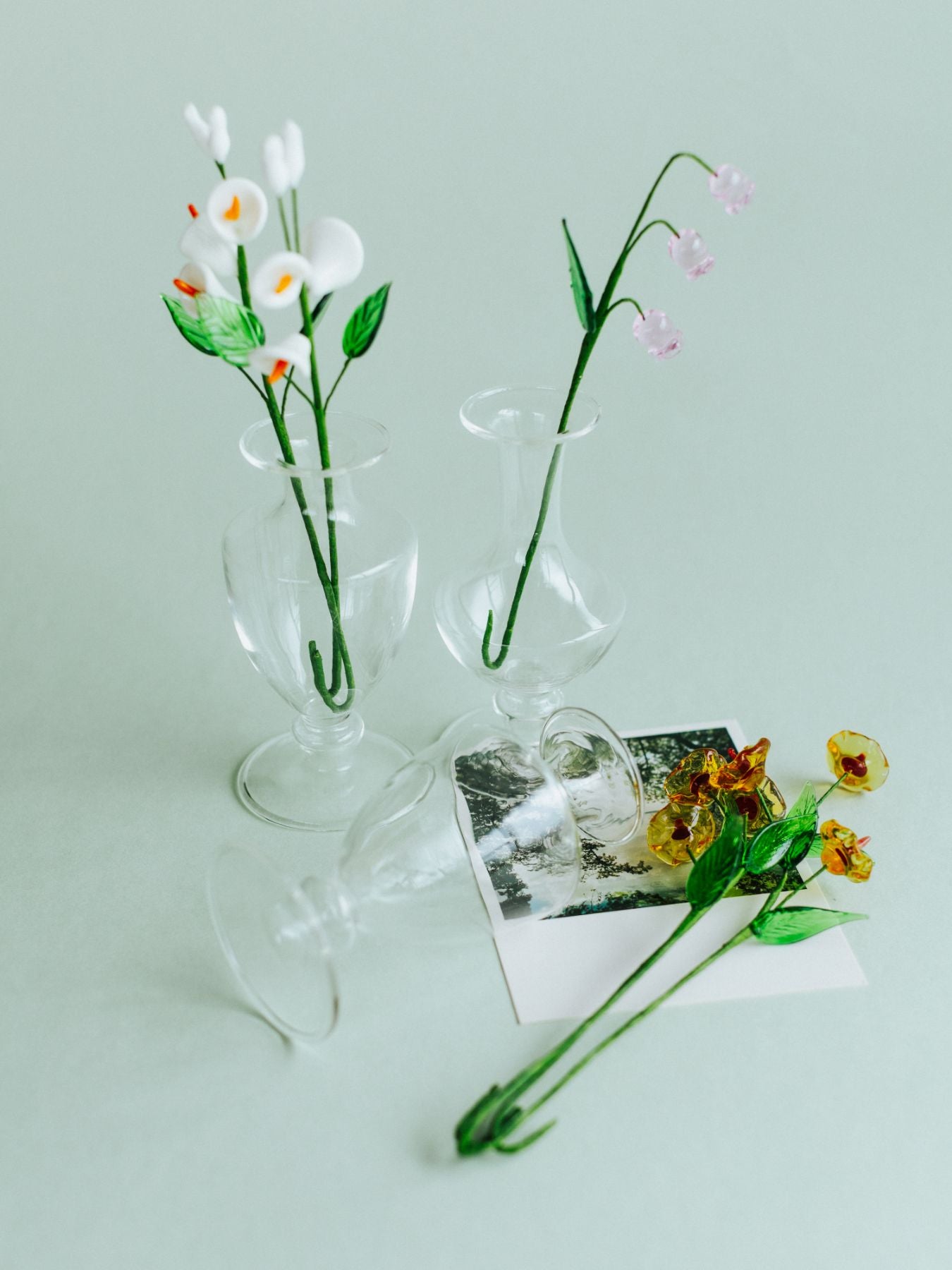 MINI VASE ミニベース／CLEAR｜フラワーベース｜オルネ ド フォイユ