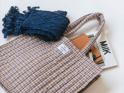 ne pense pas キルティングチェックバッグ