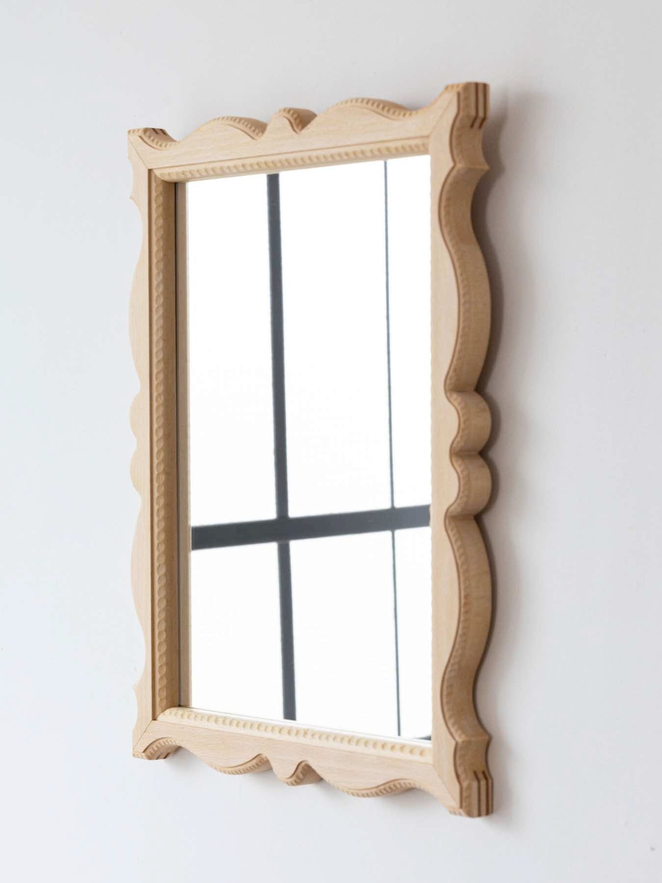 木彫り　ミラー　鏡 Rebmob木工 ミラー｜ミラー｜オルネ ド フォイユ公式オンライン