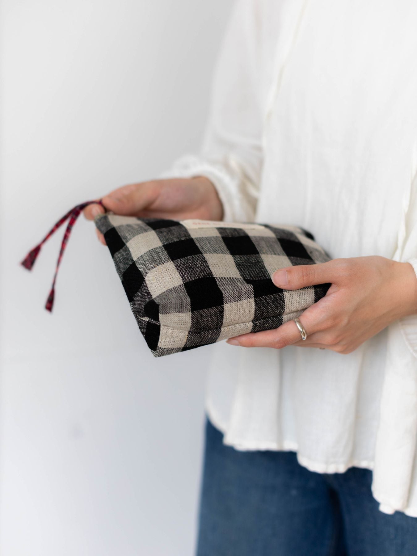 10年前の品物　新品未使用　オッズクローチェ　薄生地 西陣織ミニクラッチバッグ SAKURA / NMC10 | Tomorrow Fabric