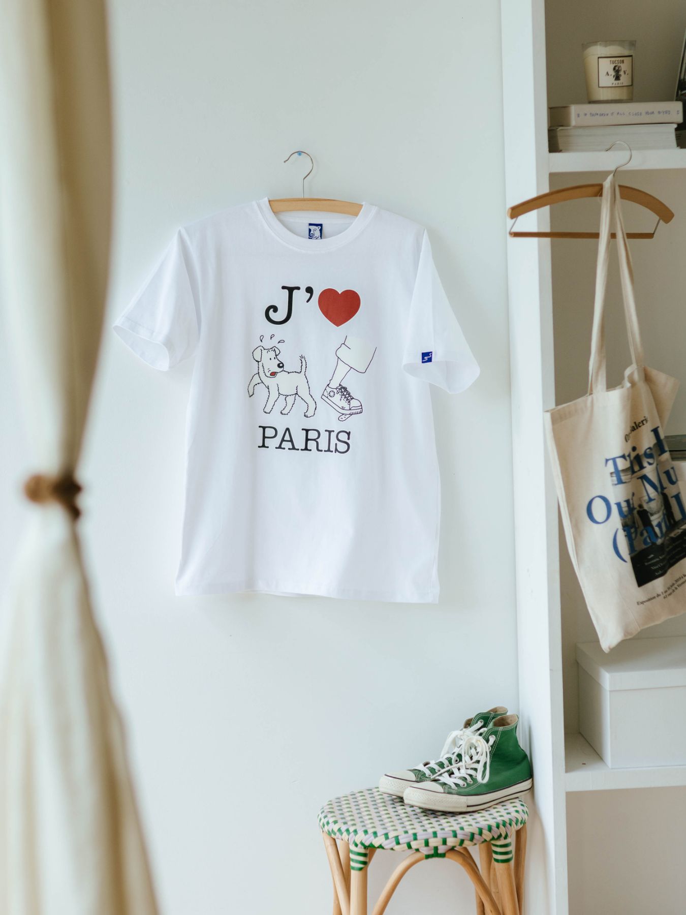 LA VIE EST AVENTURE フレンチプリントTシャツ｜洋服｜オルネ ド