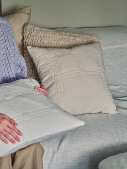 オリジナル・キルティングクッションカバー Sommelle