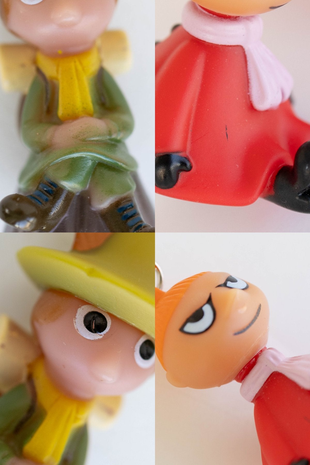 ハンドペイントのため、ペイントのハネやはみ出し、傷などが見られ、ラフな仕上がりです。