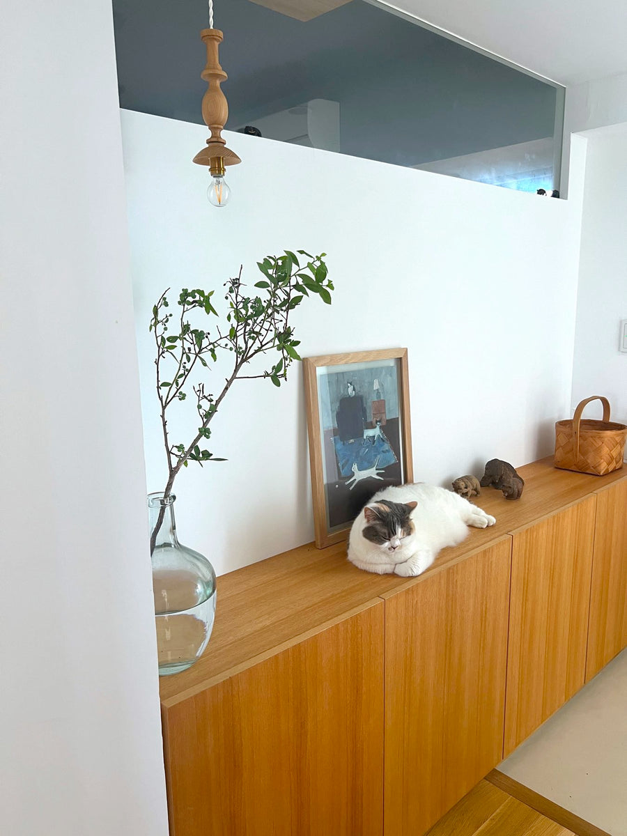 坂巻弓華 オリジナルポスター／The cats in the room（30cm×40cm）