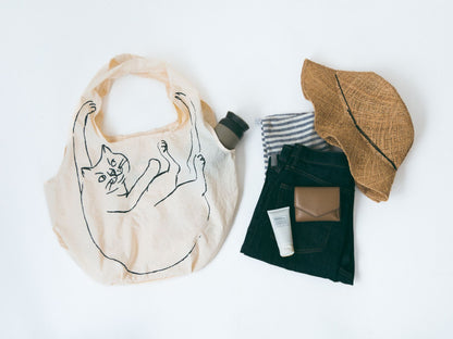 ROOTOTE ぶらさがりねこのマルシェトート
