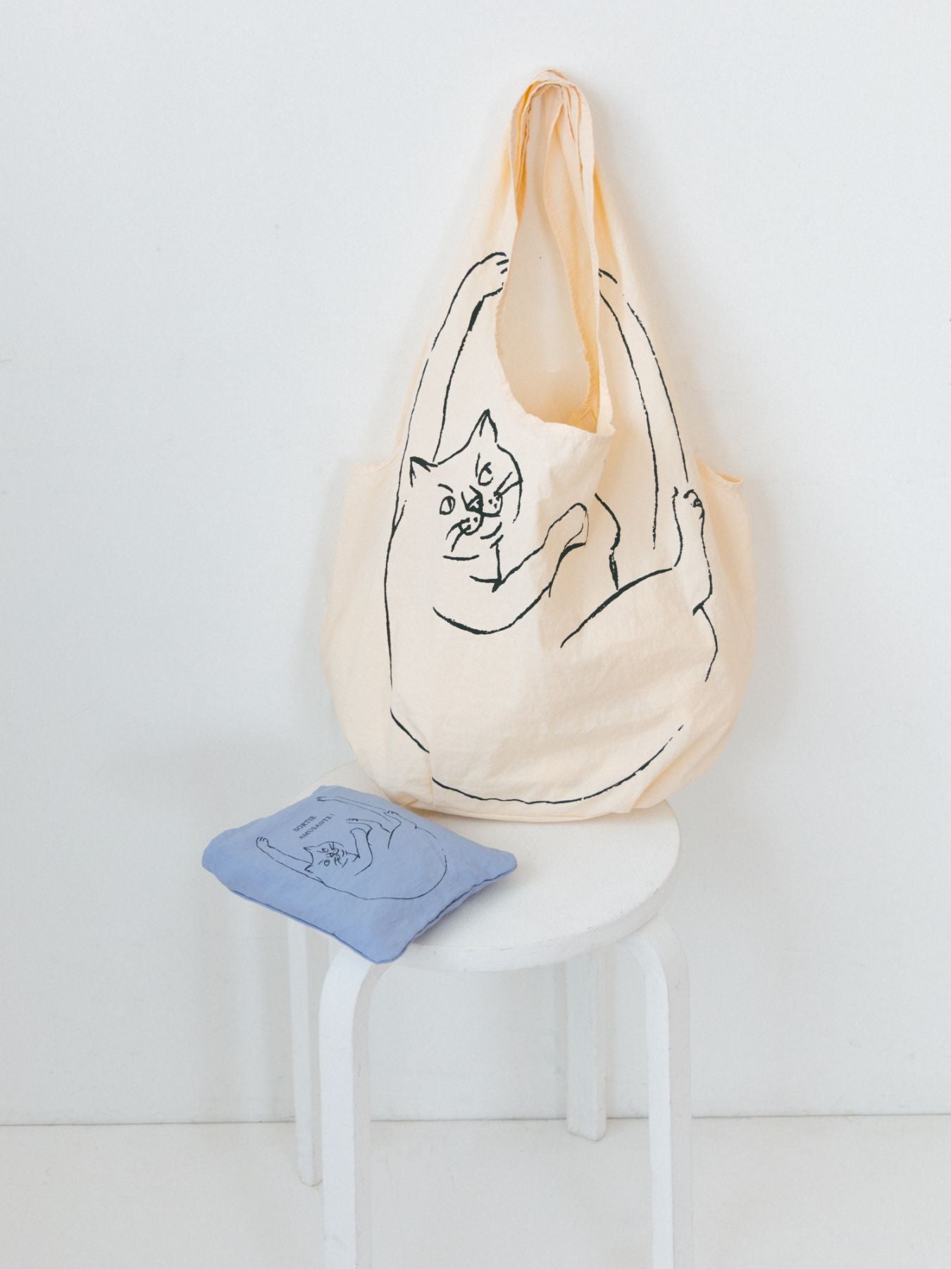 ROOTOTE ぶらさがりねこのマルシェトート