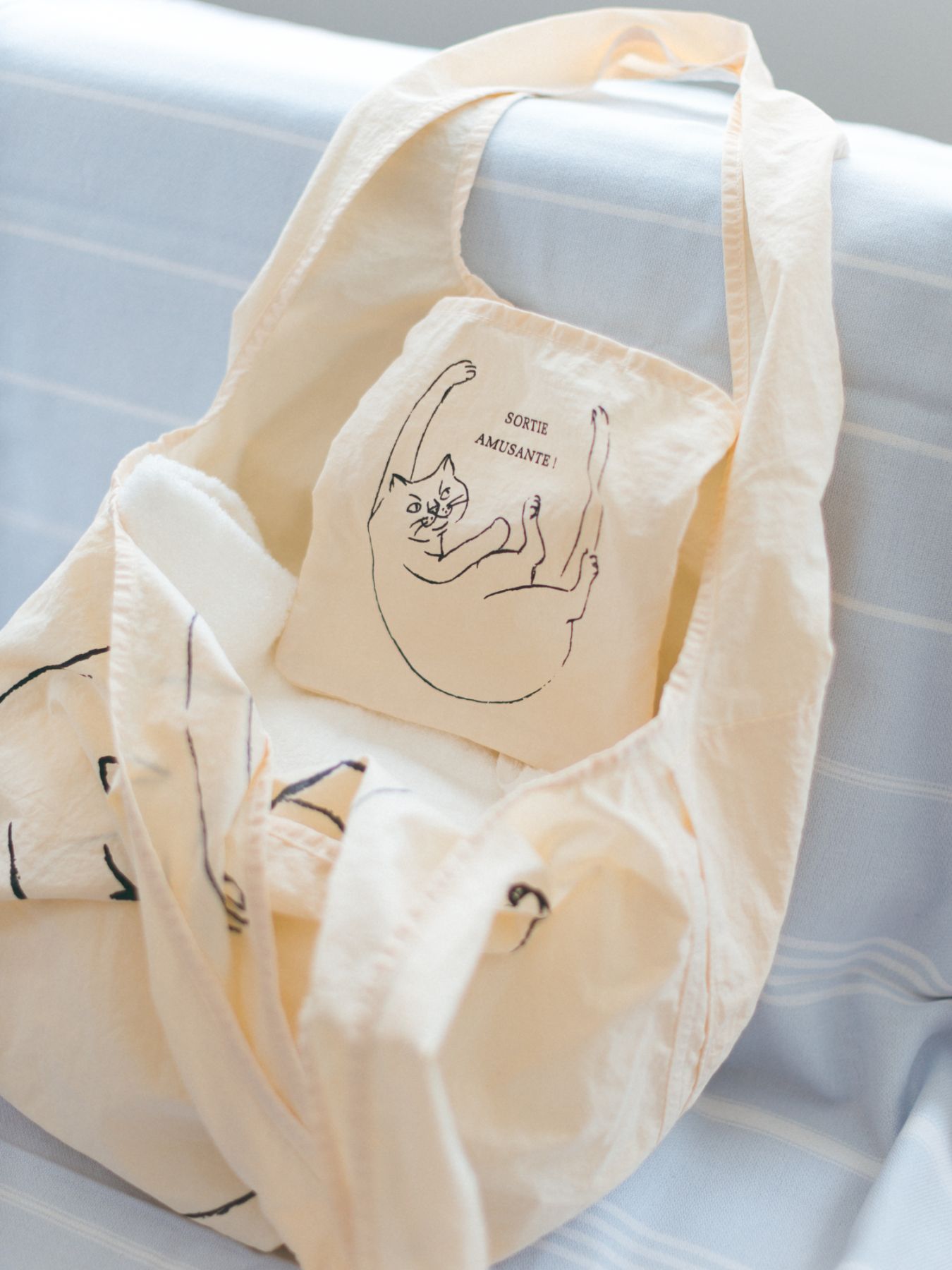 ROOTOTE ぶらさがりねこのマルシェトート