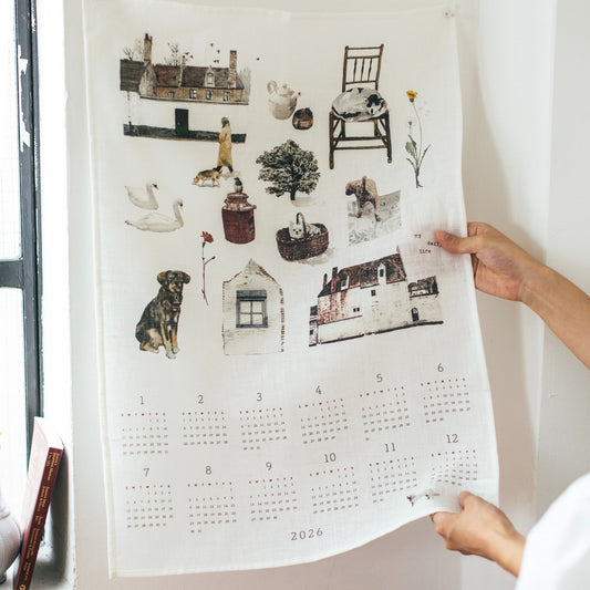 MISATO OGIHARA × fog linen work  2026 リネンカレンダ－