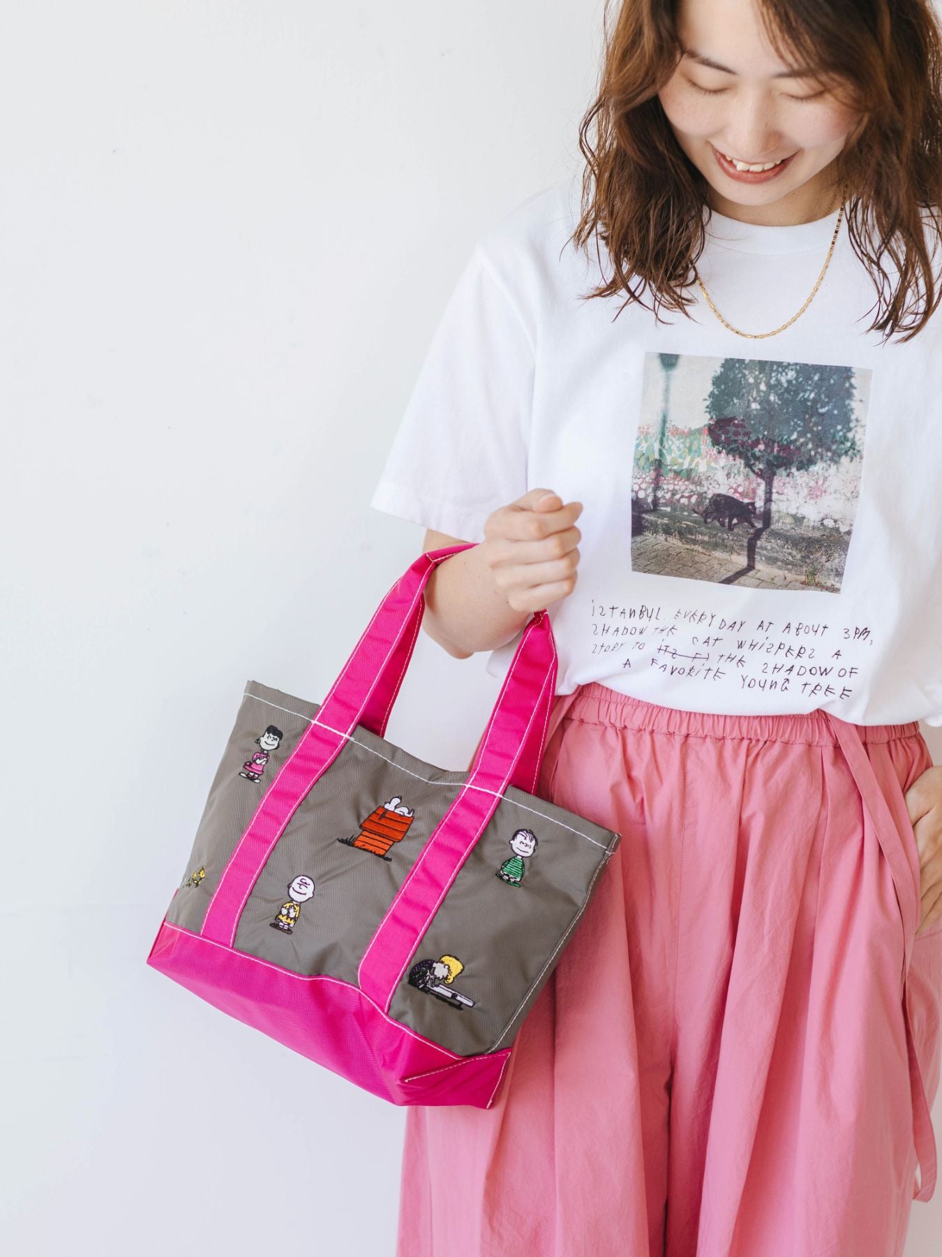 PEANUTS 刺繍トートバッグ｜バッグ｜オルネ ド フォイユ公式オンライン