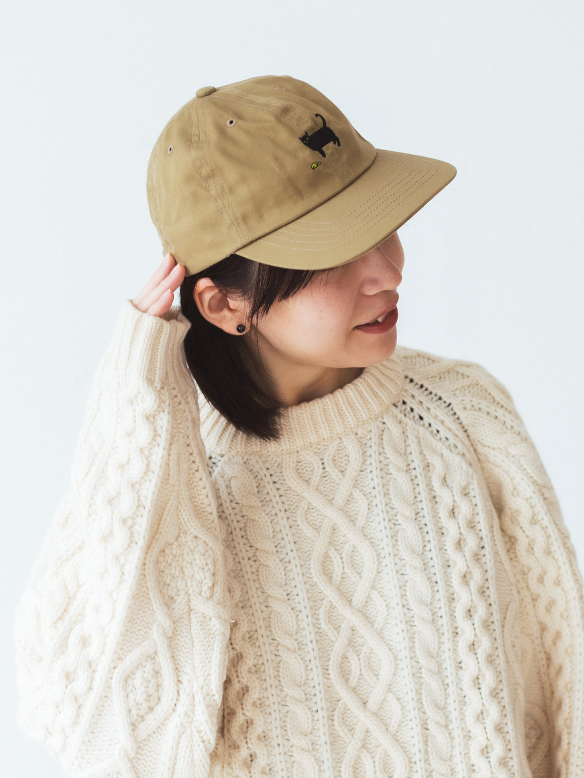 TEMBEA キャップ BLACK CAT CAP