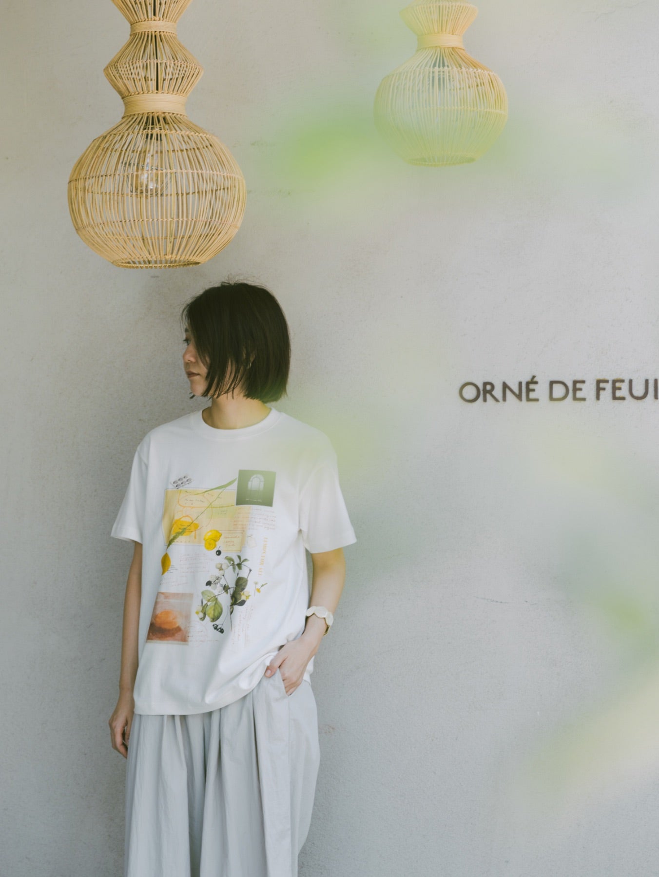Sweet Little Nothing Tシャツ（LEMON）｜洋服｜オルネ ド