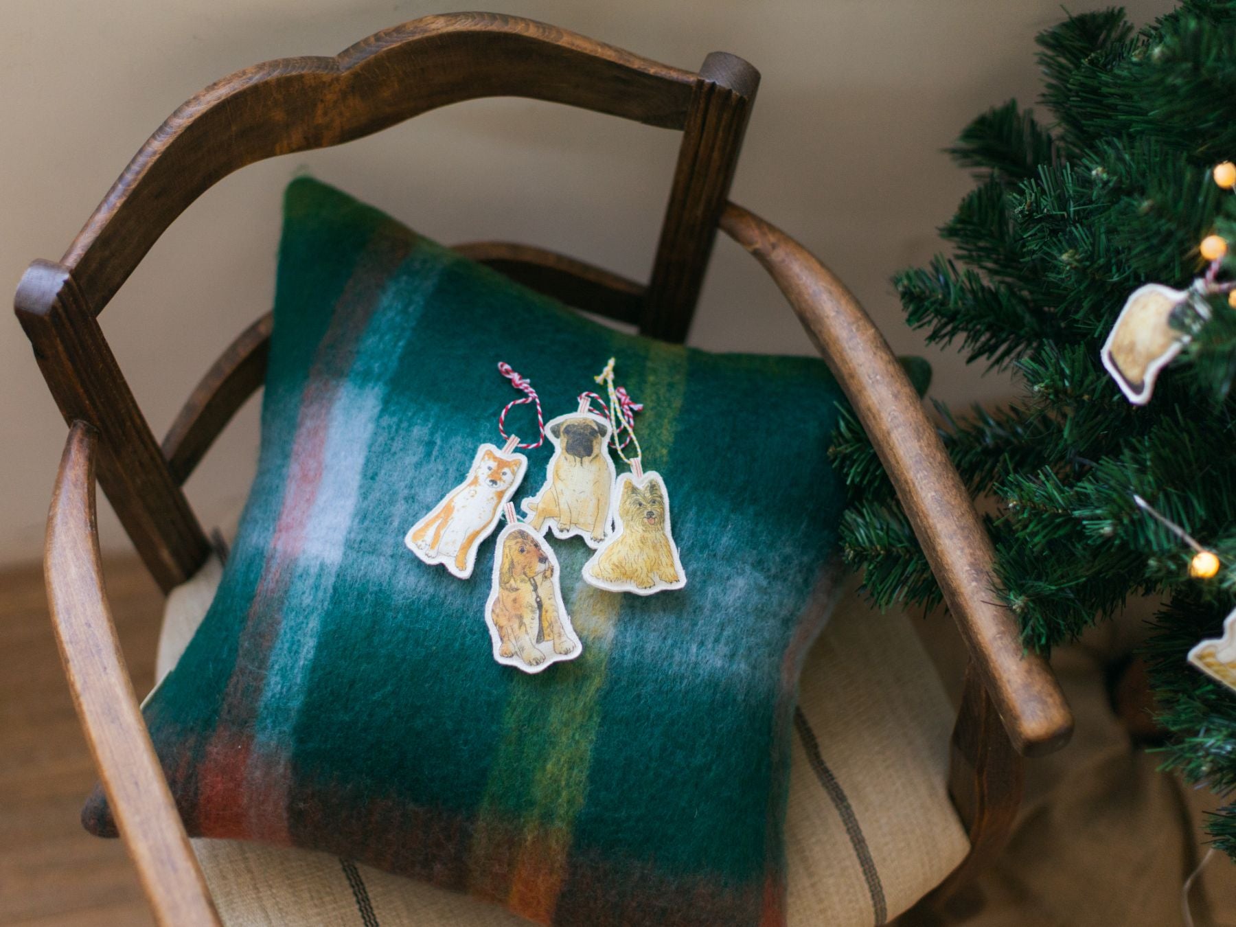 ヴィンテージ　We Forest Folk クリスマスストッキングを持つネズミ ビンテージ We Forest Folk クリスマスストッキングを持つネズミ