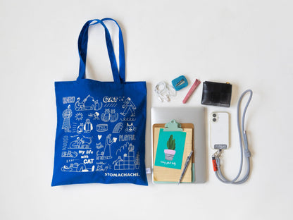 STOMACHACHE. × Orneko トートバッグ