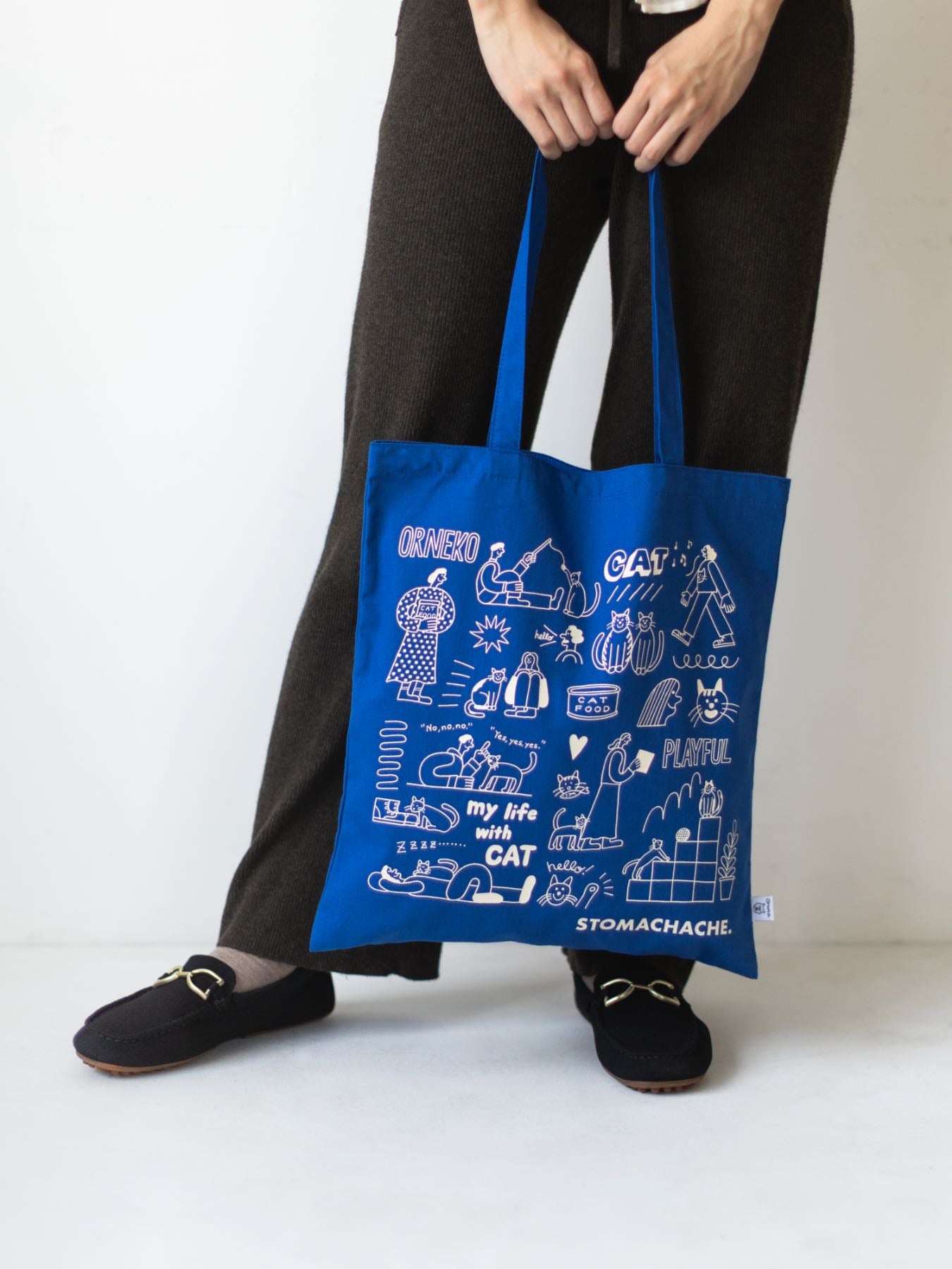 STOMACHACHE. × Orneko トートバッグ