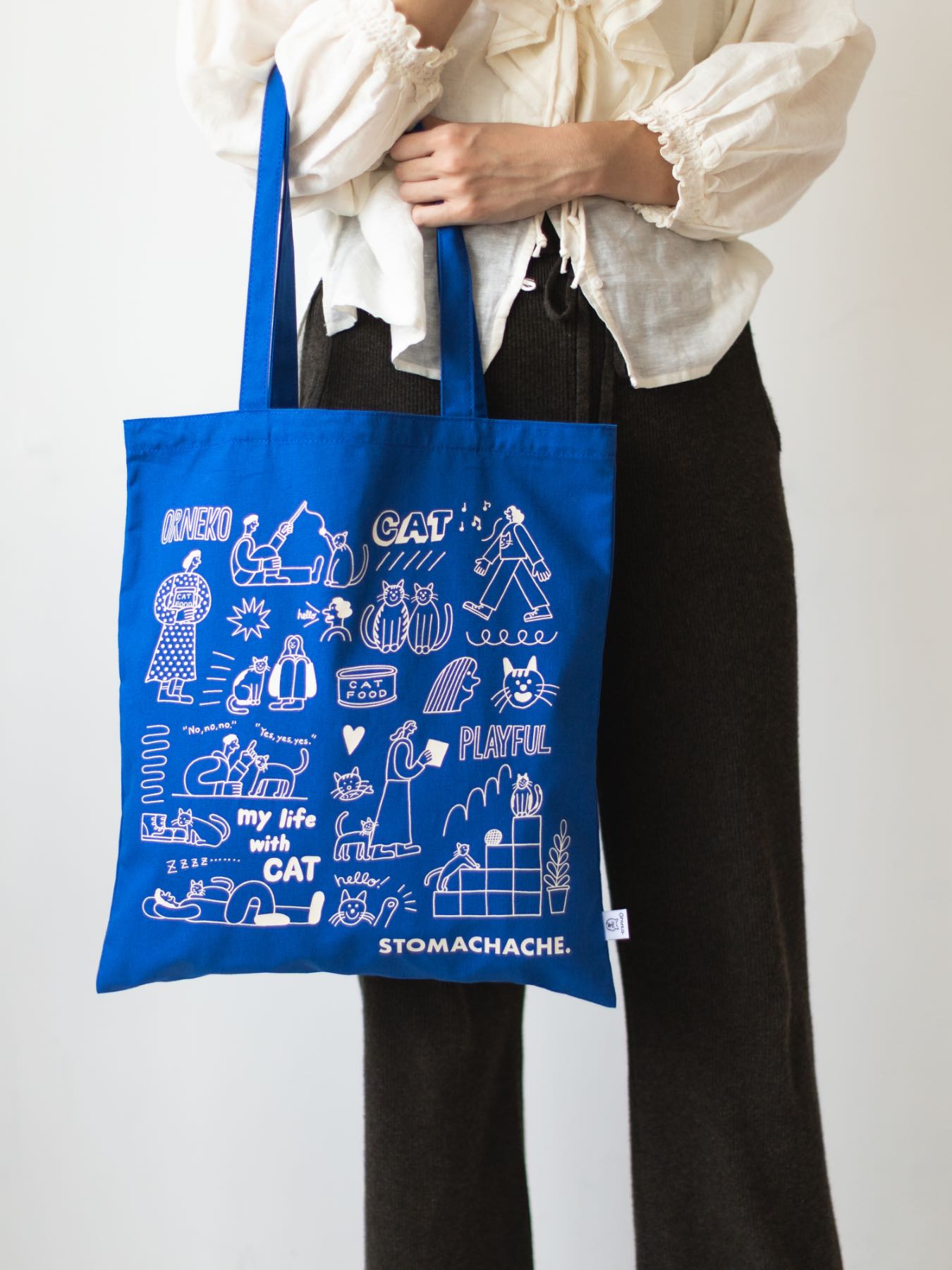 STOMACHACHE. × Orneko トートバッグ
