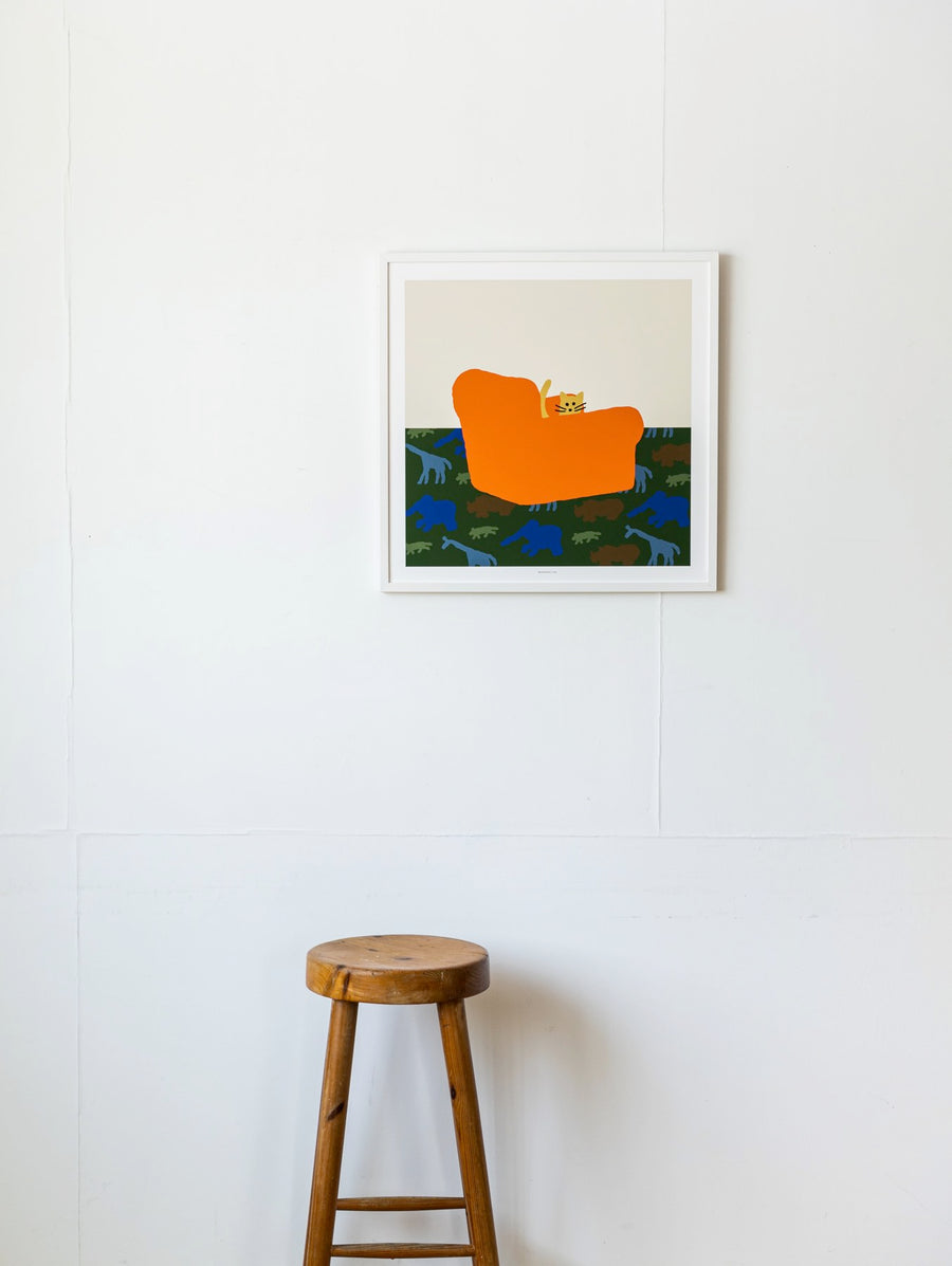 WARMGREY TAIL ポスター／ARMCHAIR（50cm×50cm）