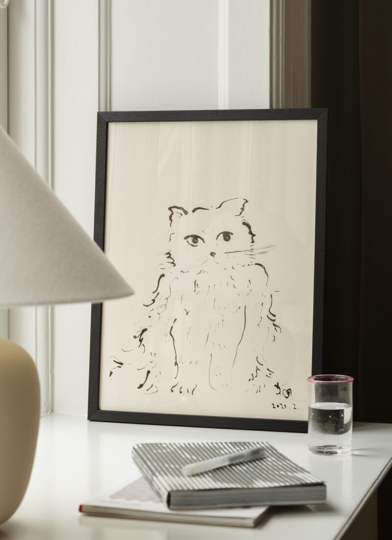 アートポスター OAMUL／Cat（30cm×40cm）｜アートポスター・フレーム
