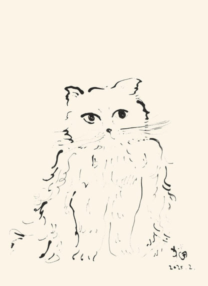 アートポスター OAMUL／Cat（30cm×40cm）