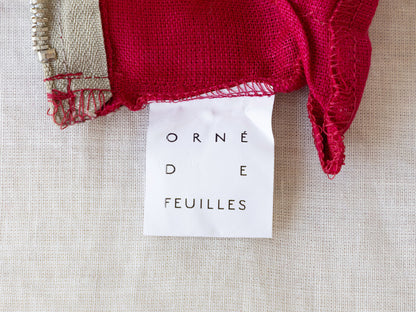 fog linen work × Orné de Feuilles ポーチ 2026