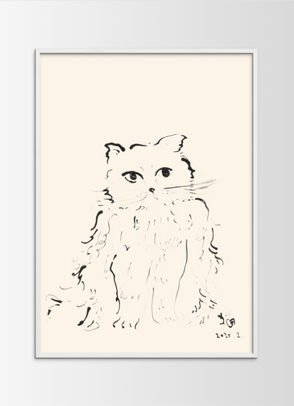 アートポスター OAMUL／Cat（30cm×40cm）