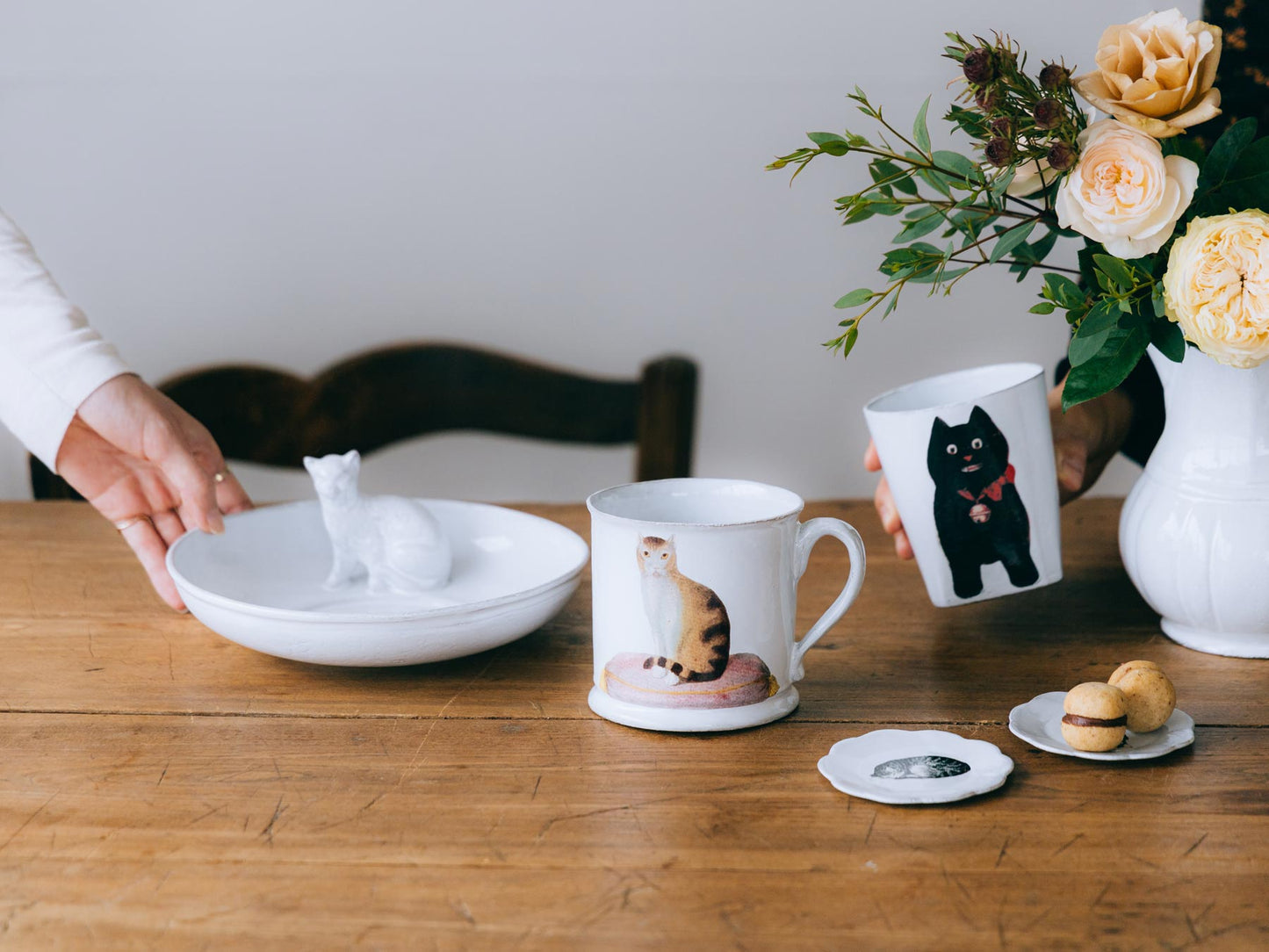 Astier de Villatte John Derian スリーピングキャットディッシュ