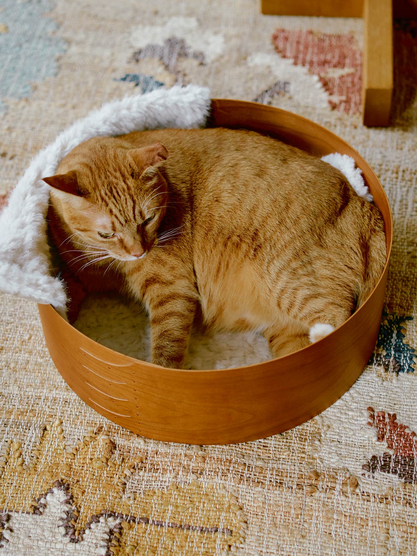 オルネドフォイユシェーカ―キャットベッドブラウン オルネコ・シェーカーネコベッド｜オルネコ（ベッド・ハウス）｜オルネ