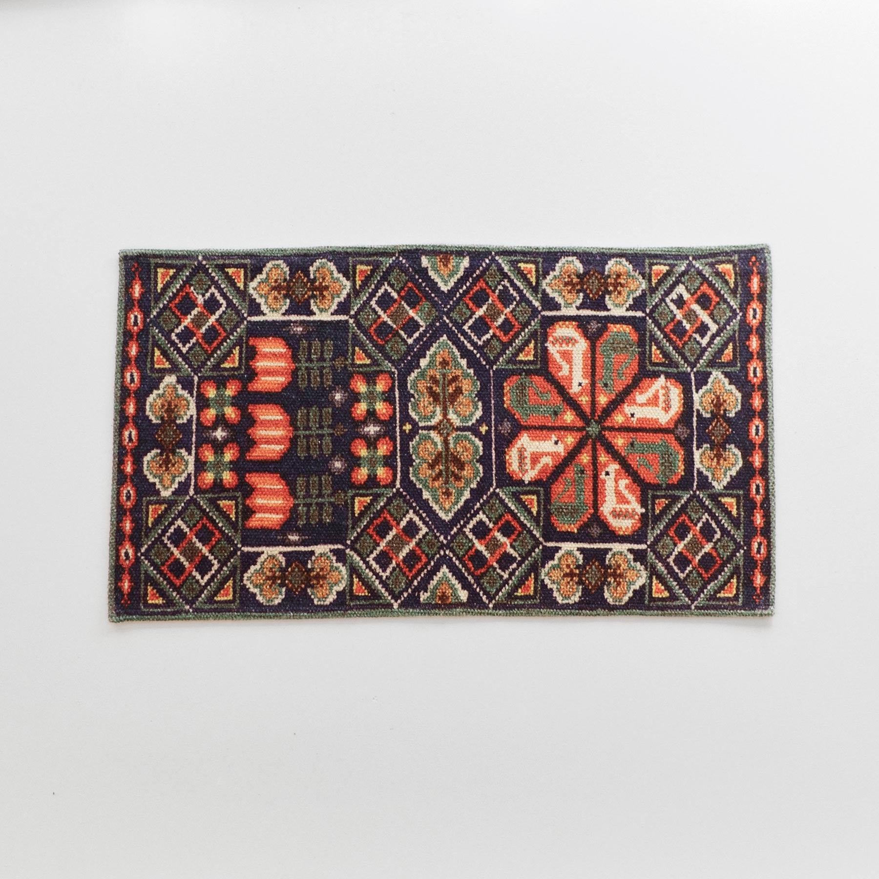 オルネコ・ツヴィストプリントミニマット（35×65cm）｜マット｜オルネ