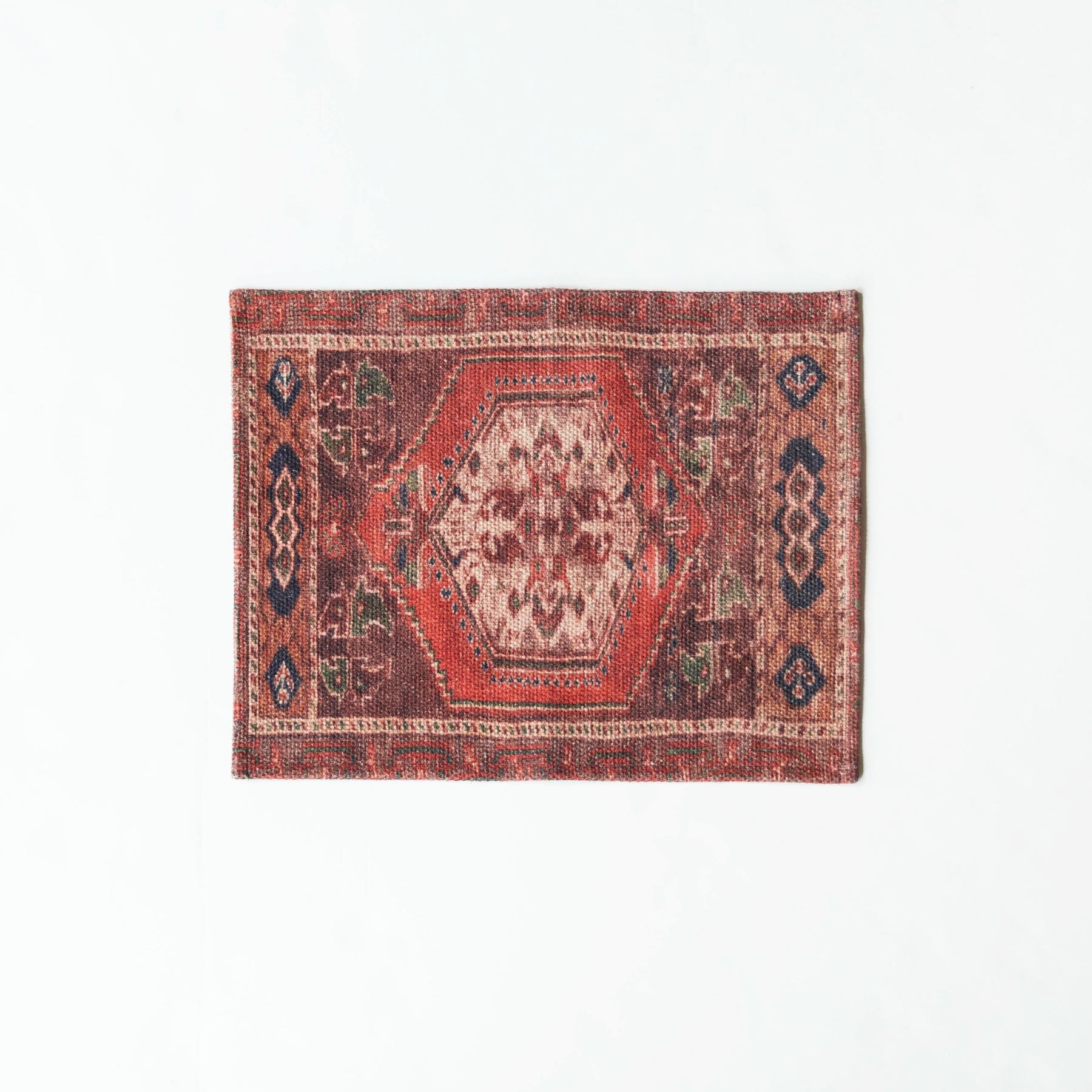 オリジナル・ヴィンテージラグ柄プリントマット｜マット｜オルネ ド