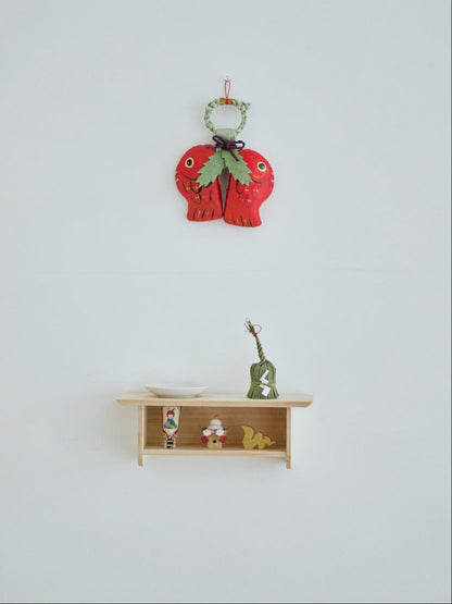 張り子の玄関飾り／向い鯛（別注）