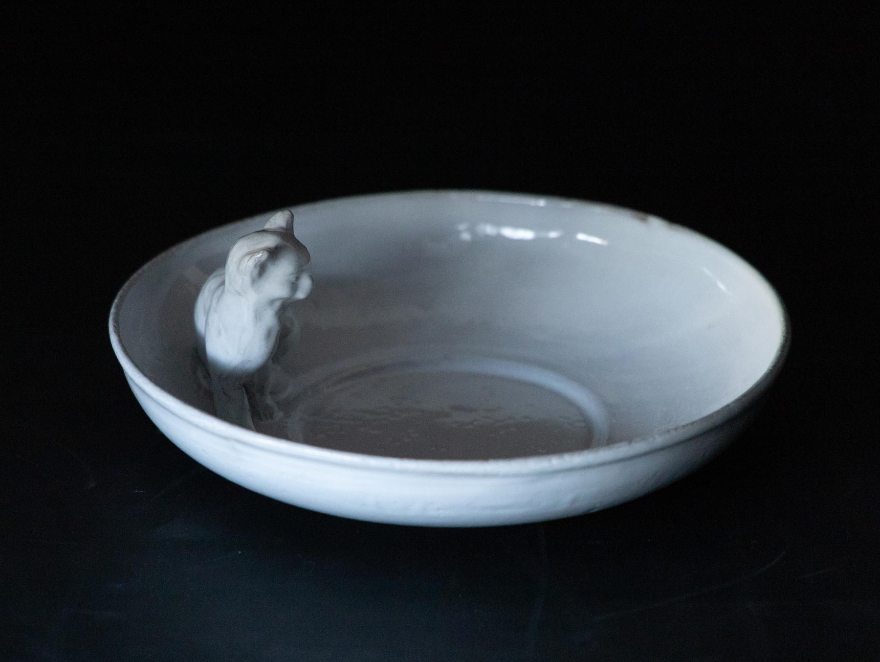 Astier de Villatte 猫のボウル｜皿・器｜オルネ ド フォイユ公式