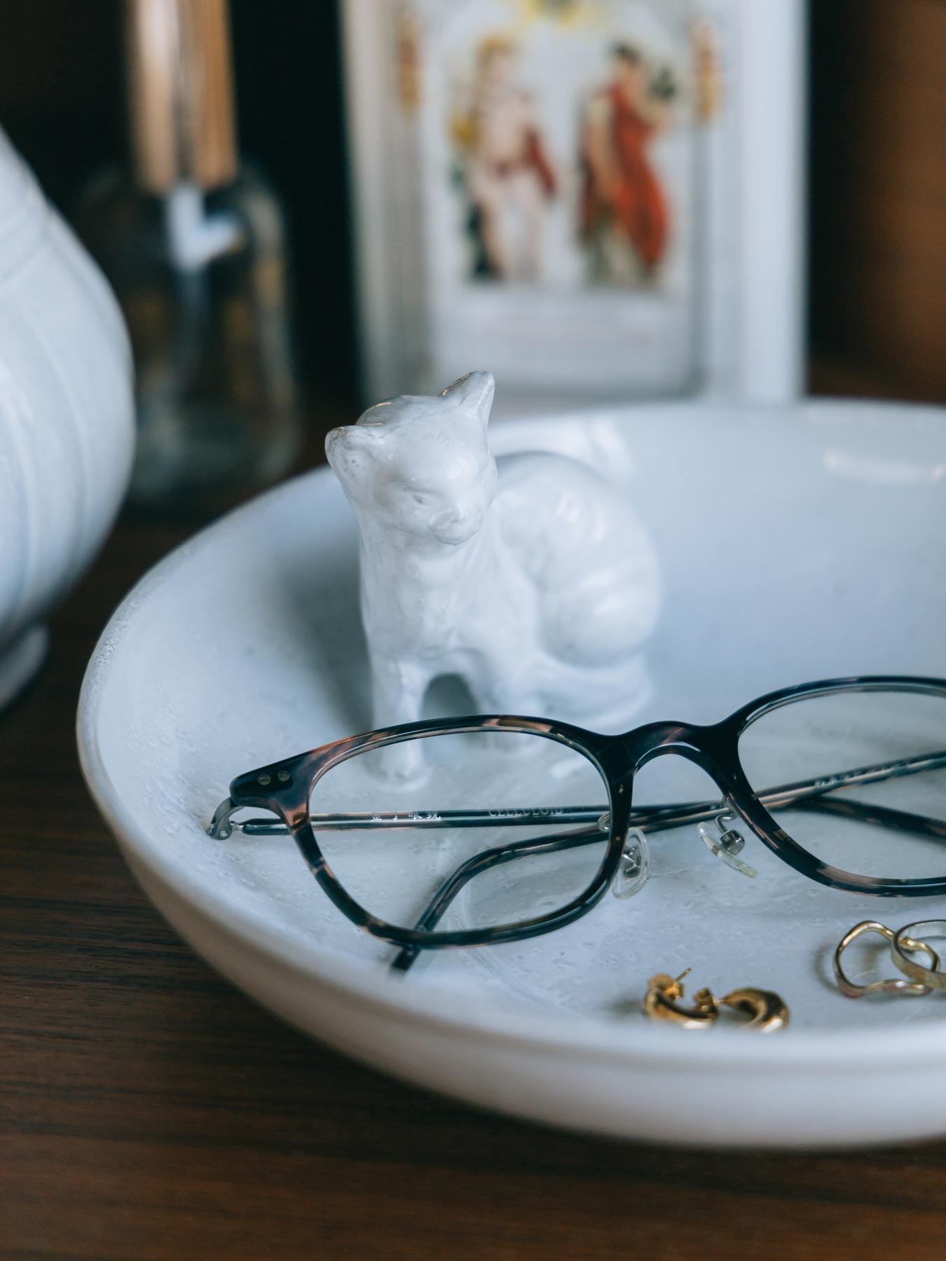 Astier de Villatte 猫のボウル｜皿・器｜オルネ ド フォイユ公式