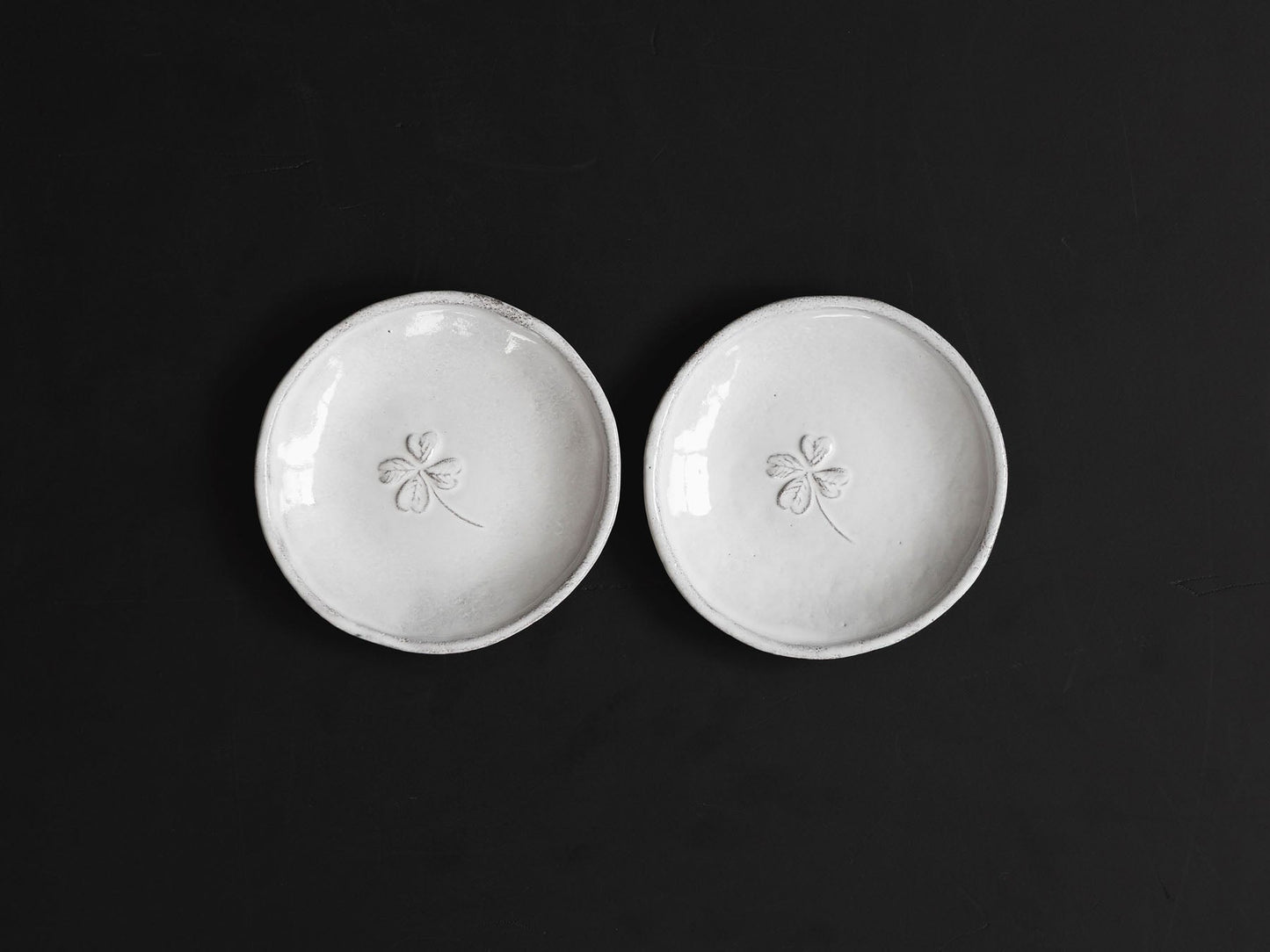 Astier de Villatte プレート 13cm／Trefle
