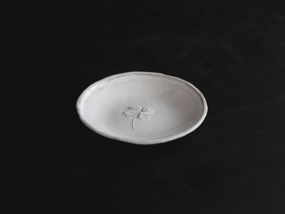 Astier de Villatte プレート 13cm／Trefle