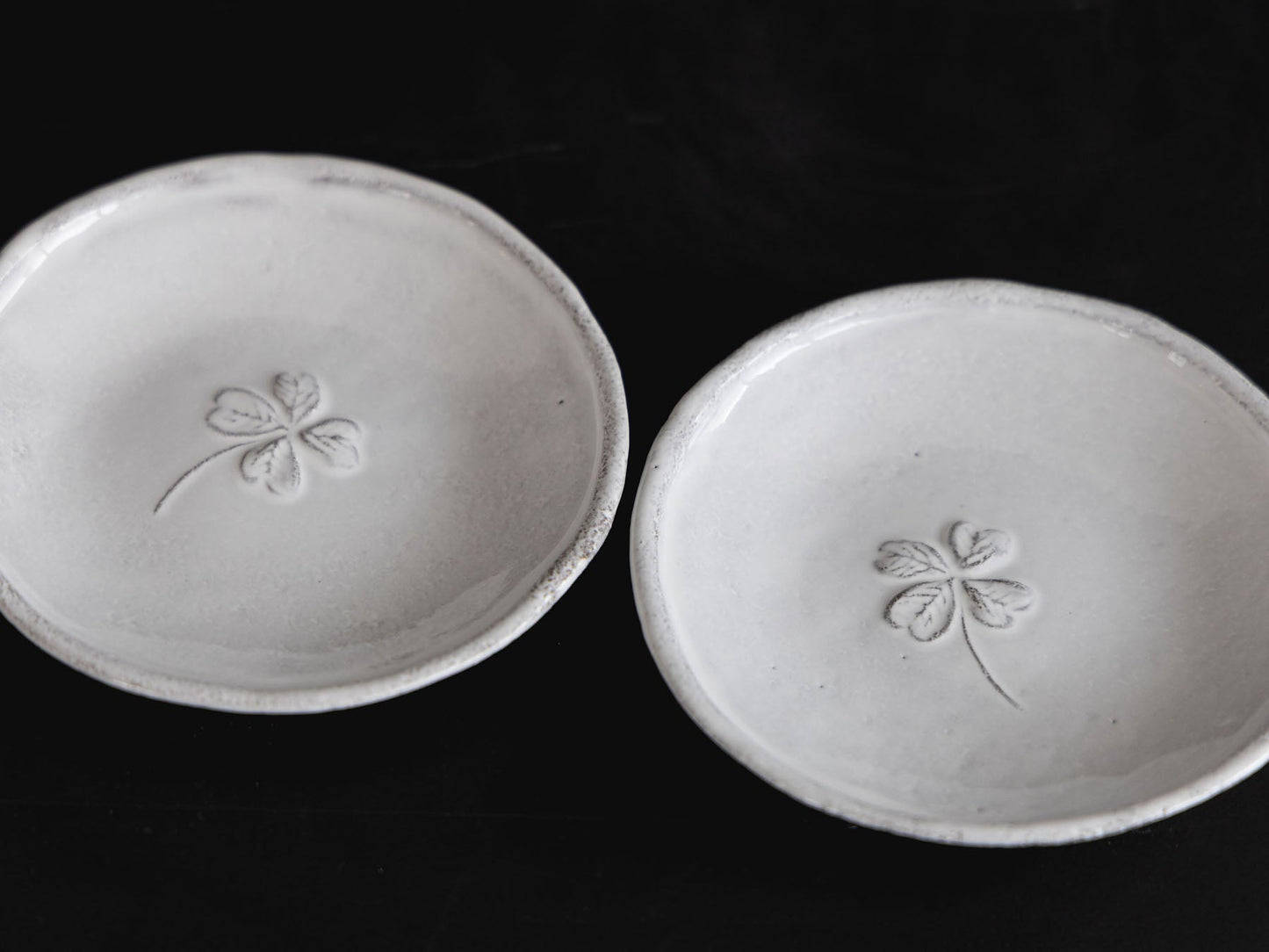 Astier de Villatte プレート 13cm／Trefle