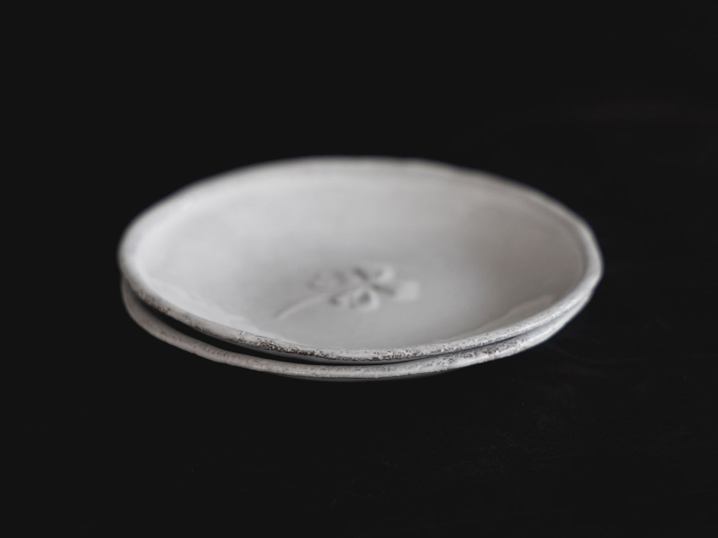Astier de Villatte プレート 13cm／Trefle