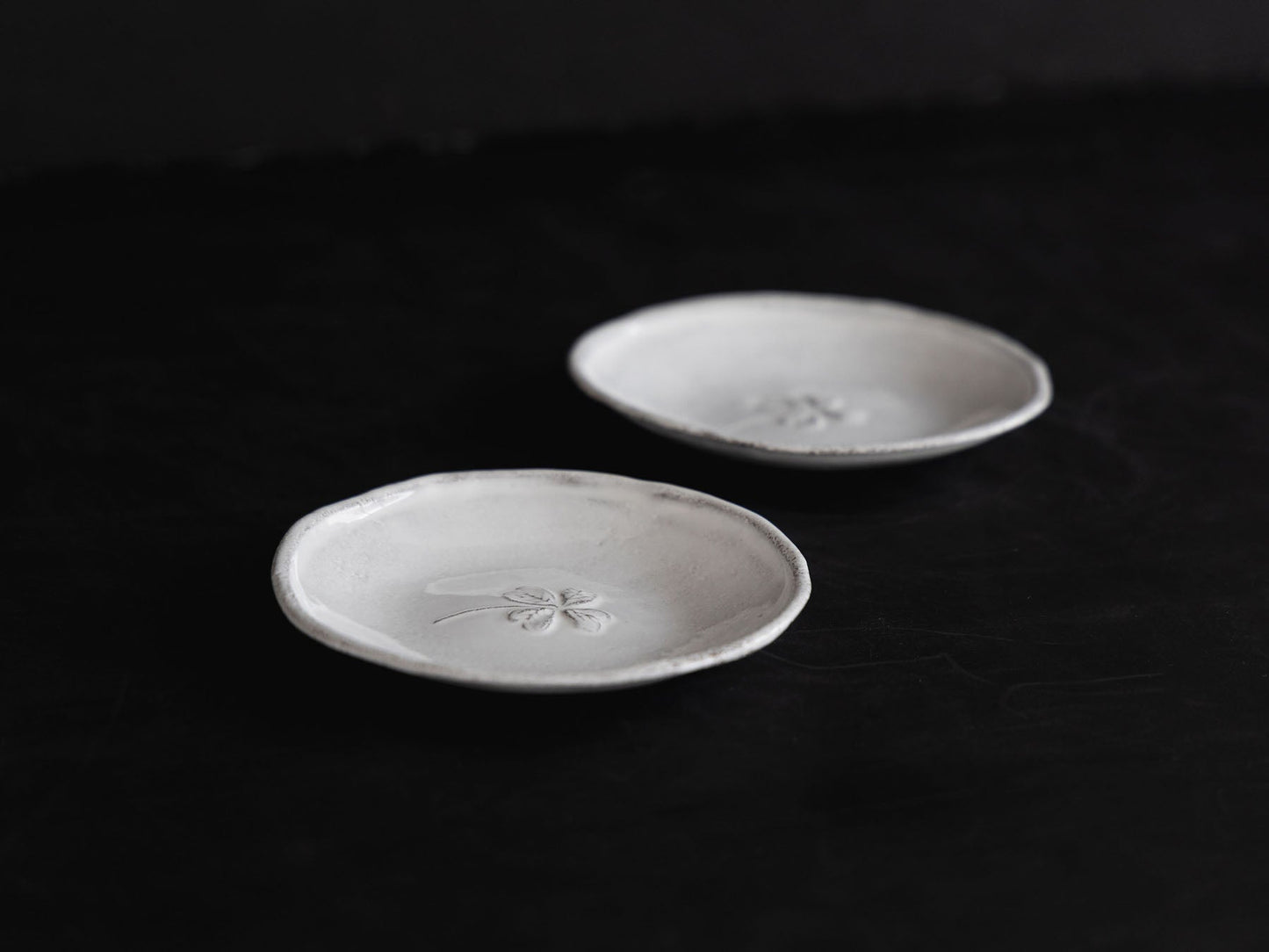Astier de Villatte プレート 13cm／Trefle