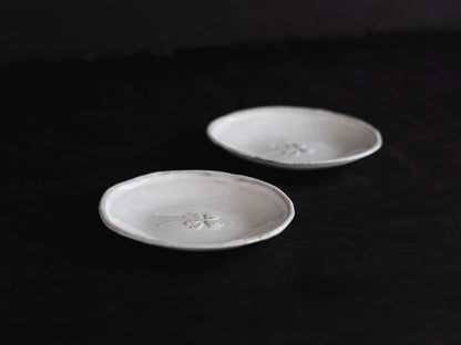 Astier de Villatte プレート 13cm／Trefle