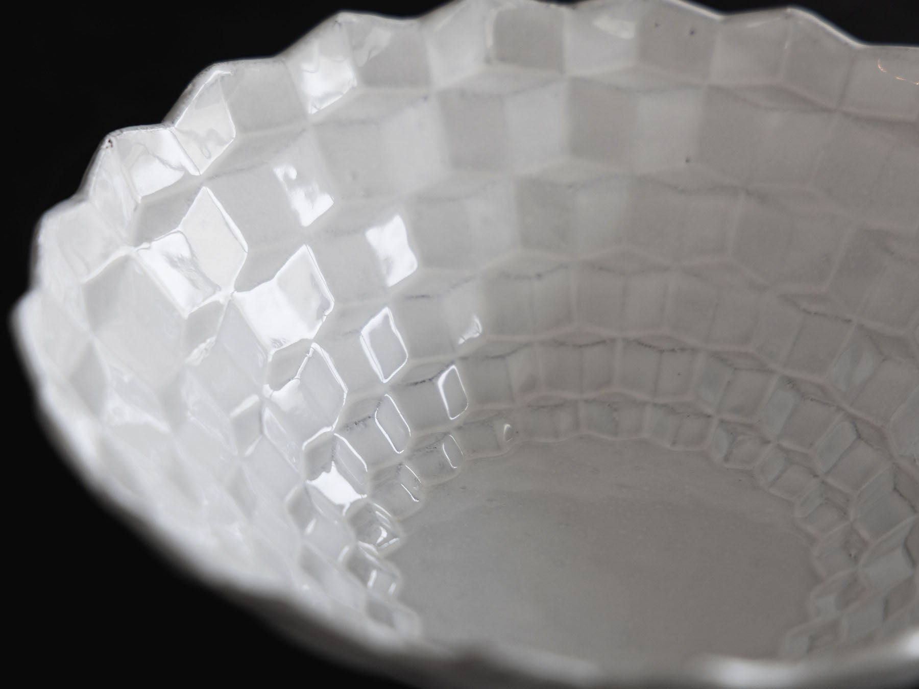 Astier de Villatte ラウンドサラダボウル／Cube｜皿・器｜オルネ ド