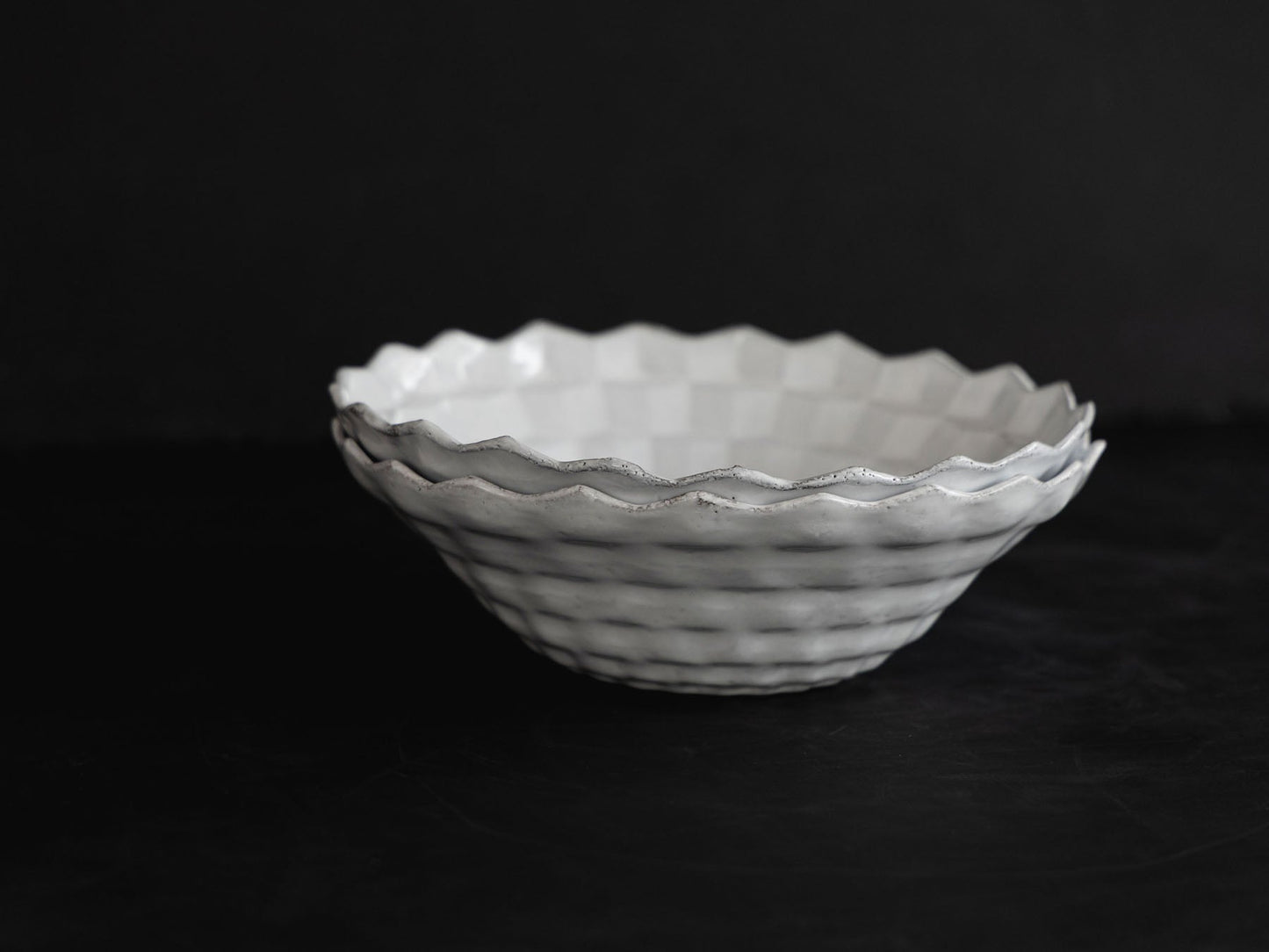 Astier de Villatte ラウンドサラダボウル／Cube
